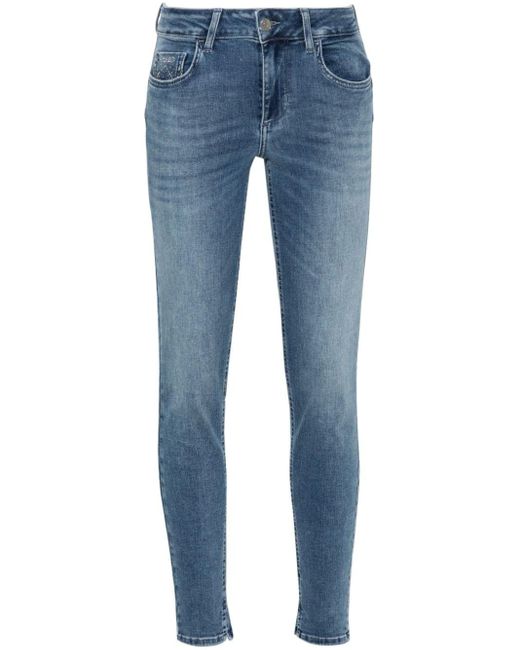 Liu Jo Blue Low-rise Skinny Jeans