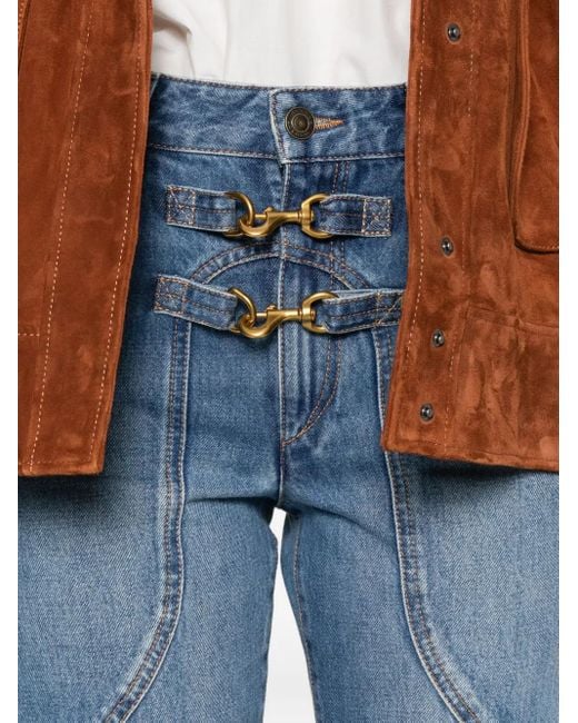 Vaqueros con bolsillos de parche Isabel Marant de color Blue