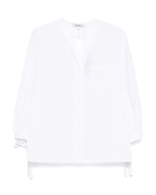 Max Mara White Klassisches Hemd