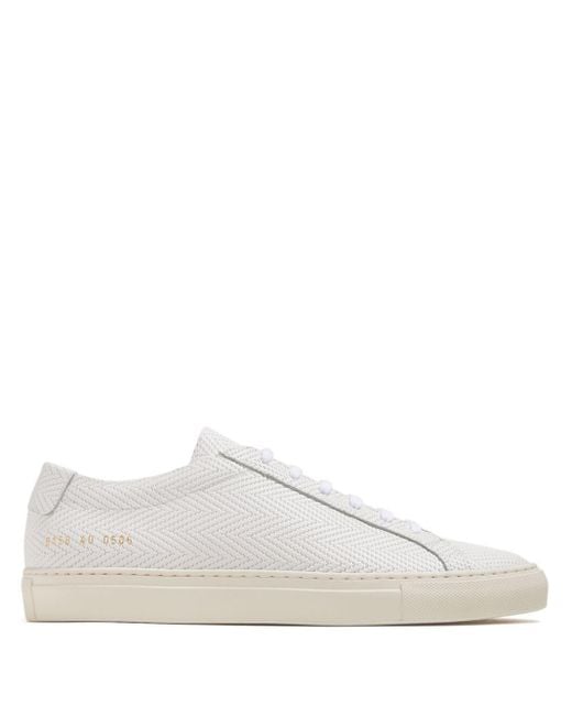 Common Projects Original Achilles Basket Weave レザースニーカー White