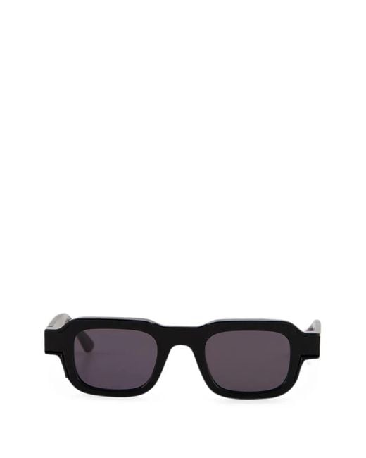 Thierry Lasry Black Dusty Rectangular-Frame Sunglasses for men