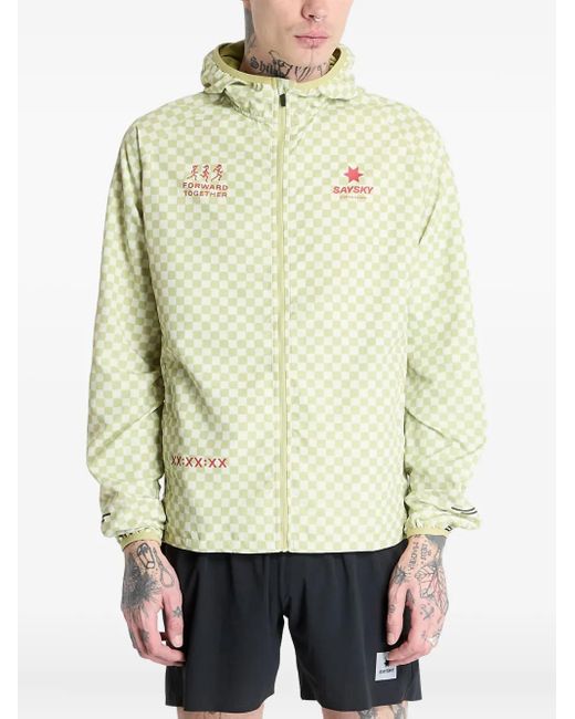 Saysky Natural Checker Pace Jacket for men