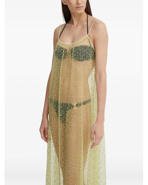 Samsøe & Samsøe Metallic Samally Beaded Midi Dress