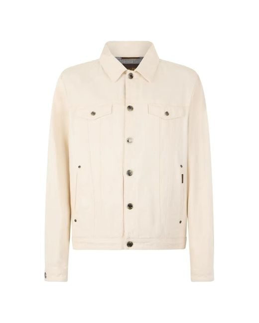 Chaqueta Con Bolsillos En El Pecho Moorer de hombre de color Natural