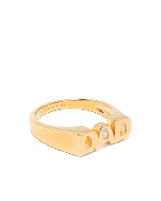 Maria Black Metallic Dad Royal Ring