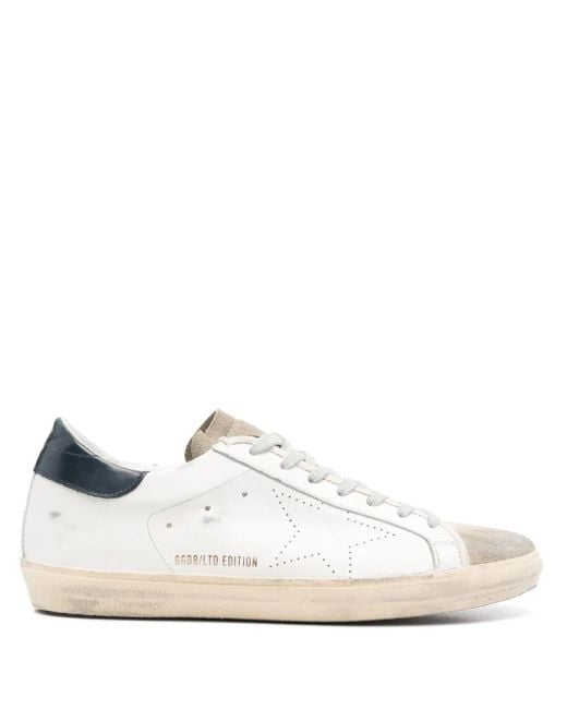 Golden Goose Deluxe Brand White Super-Star Sneakers for men