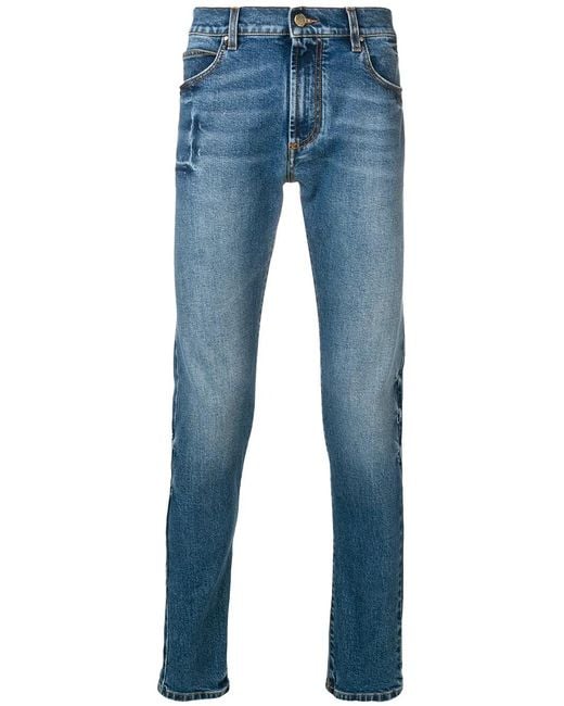Paura Blue Slim Jeans for men