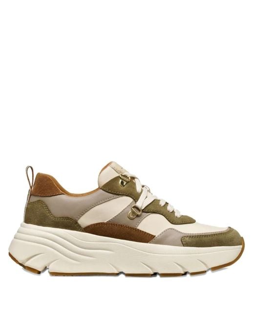 Geox Natural Diamanta Plateau-Sneakers