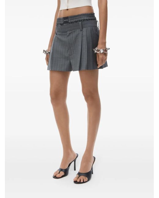 Alexander Wang Boxershorts Met Vlakken in het Gray