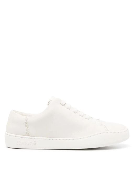 Camper White Peu Touring Leather Sneakers