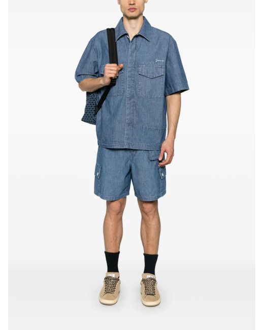 Givenchy Blue Denim Shorts for men