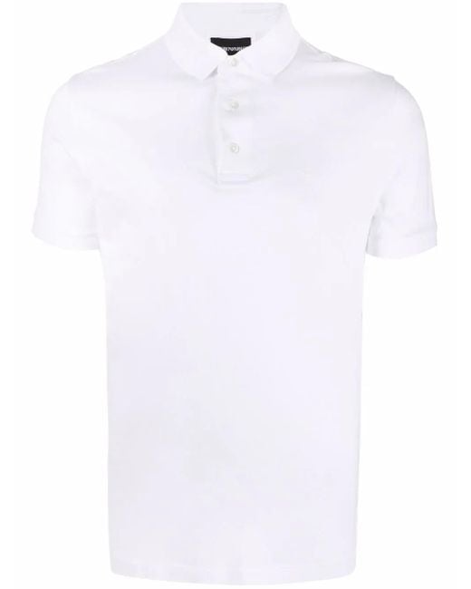 Emporio Armani White Acetate Sunglasses for men