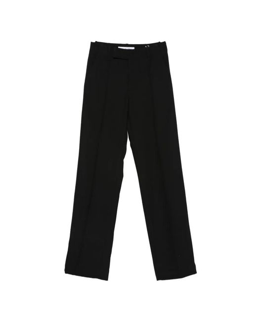 Won Hundred Black Ena Pressed-Crease Trousers