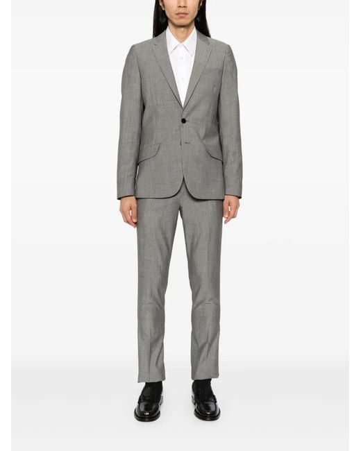 Paul Smith Gray Single-Breasted Wool-Blend Suit for men