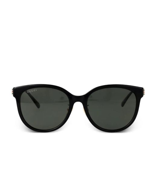 Gucci ウェブディテール サングラス Black