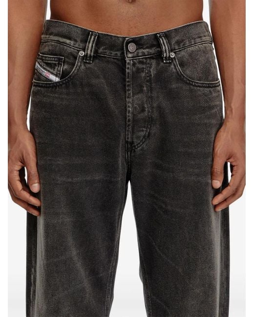 Jean 2010 D-Macs À Coupe Droite DIESEL pour homme en coloris Black