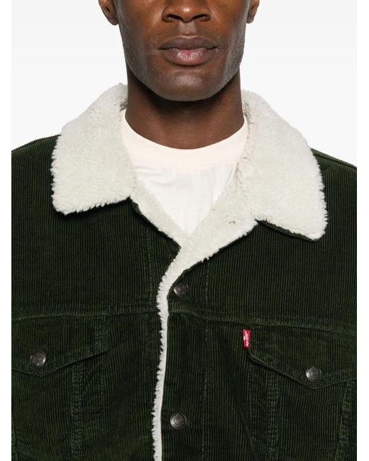 Levi's Black Relaxed Fit Sherpa Trkr for men