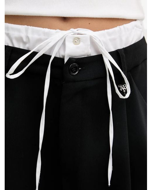 Aniye By Black Sandy Side-Stripe Track Pants