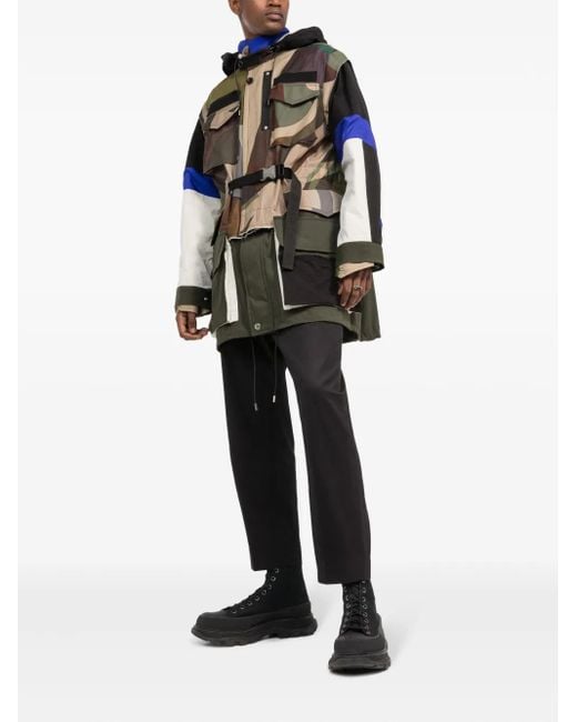 Sacai Black Jackets Brown for men