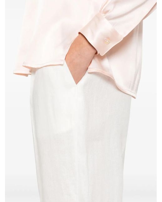 Lardini リネン パンツ White