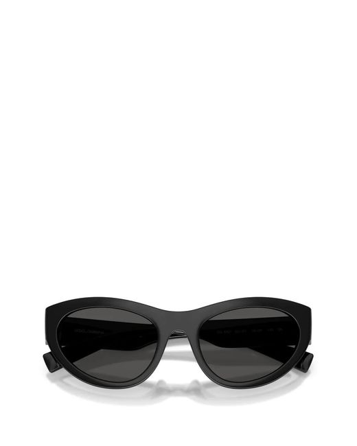 Dolce & Gabbana Black Cat-Eye Sunglasses