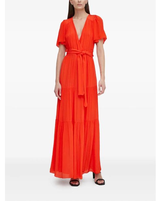 Ba&sh Natalia Tiered Maxi Dress
