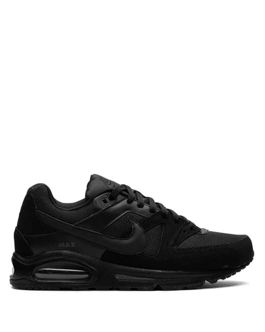 Nike Black Air Max Command "Triple" Sneakers