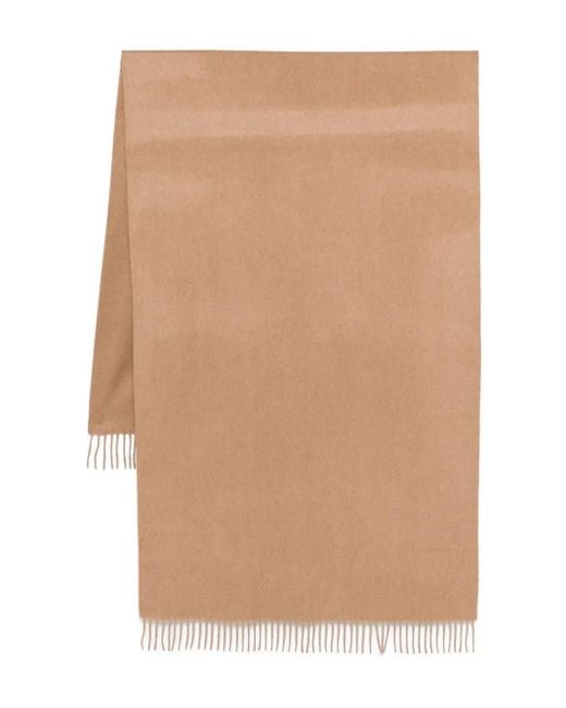 Bufanda con flecos Max Mara de color Natural