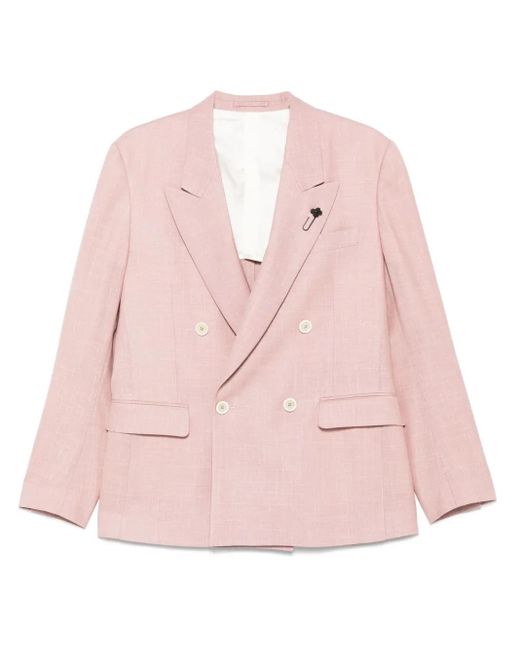 メンズ Lardini ダブルジャケット Pink