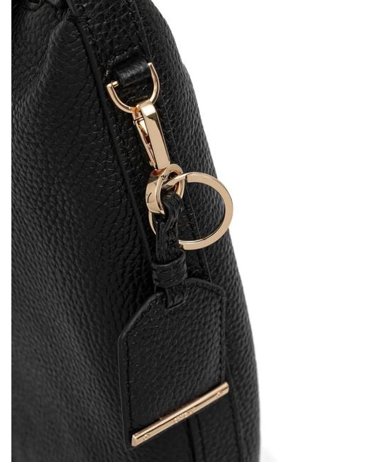 Geox Black Aurelyi Zip Shoulder Bag