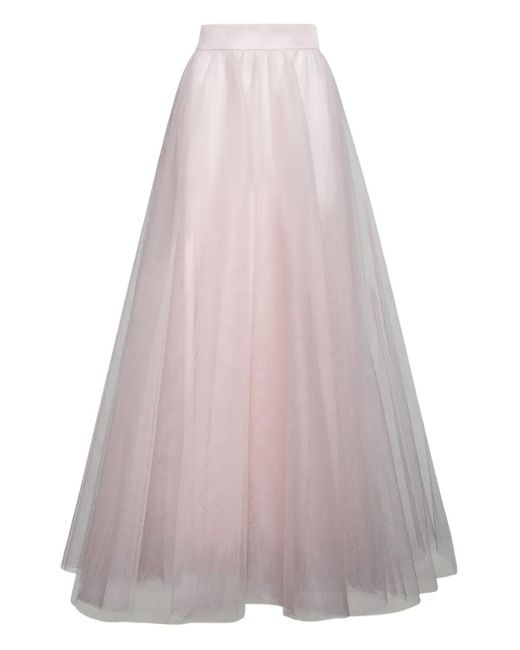 Zimmermann Pink Midirock mit Raffungen