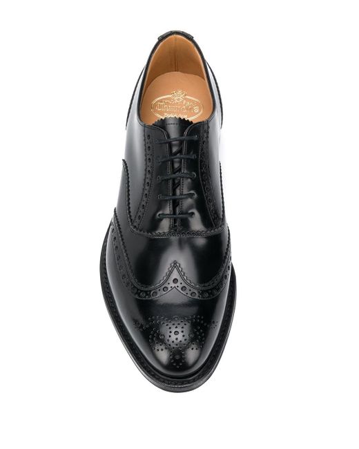Church's Leer Wareham Brogues in het Zwart voor heren - Lyst