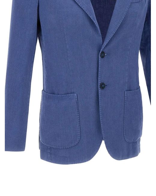 Blazer con botones Santaniello de hombre de color Blue