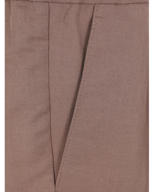 Brunello Cucinelli Gray Short À Lien De Resserrage for men