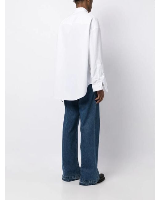 Marina Yee White Oversized String Shirt