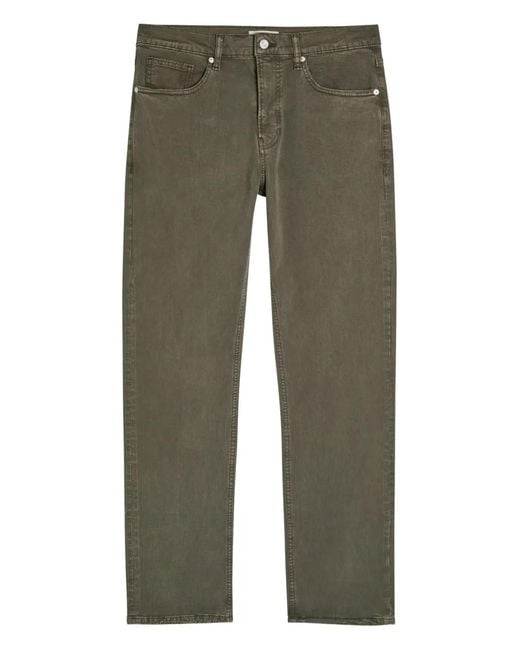 FRAME Green Five-Pocket Trousers for men