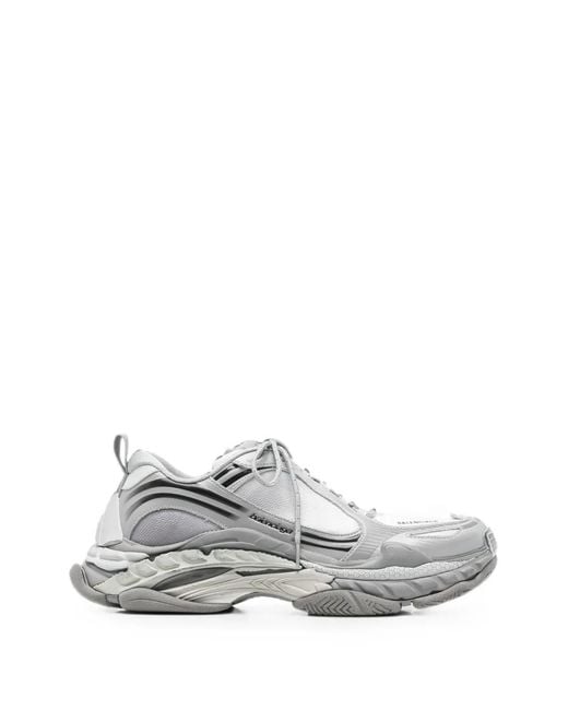 Balenciaga White Triple S 2 Lace-Up Sneakers for men