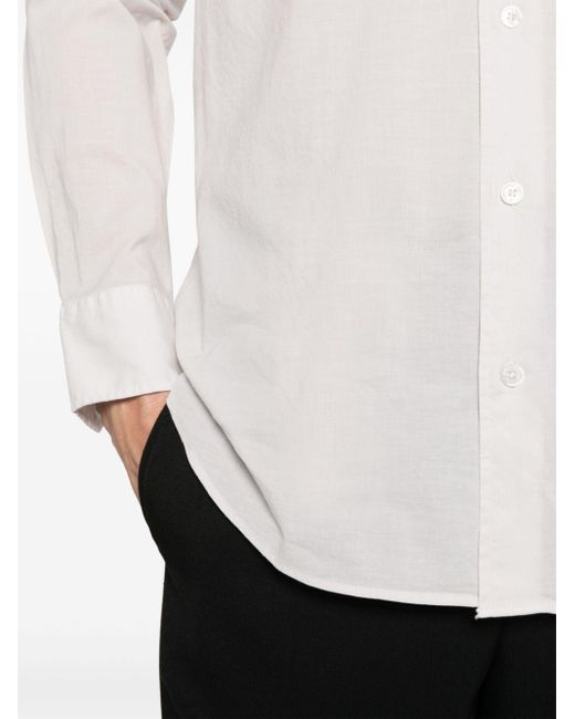 Camicia a maniche lunghe di Fedeli in White da Uomo