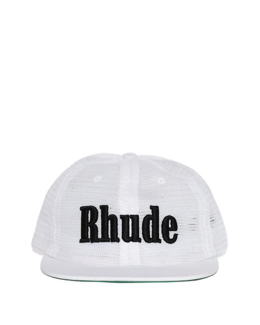 Cappello Da Baseball Con Logo Ricamato di Rhude in White da Uomo