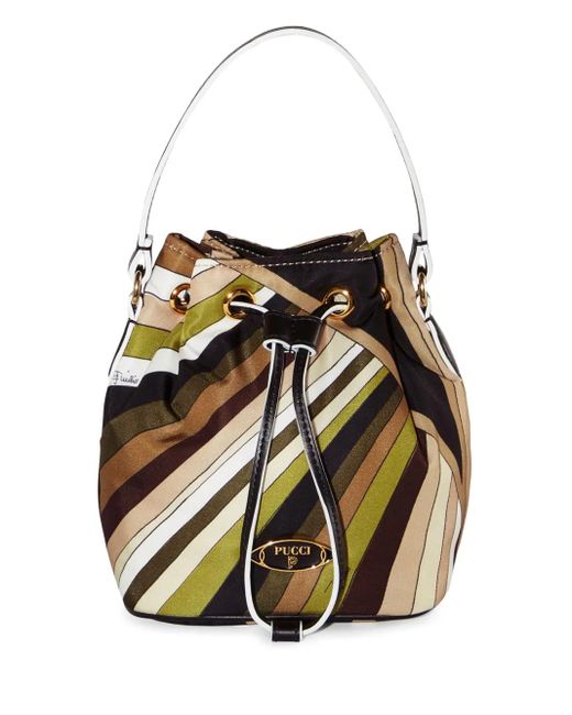 Emilio Pucci White Yummy Bucket Bag