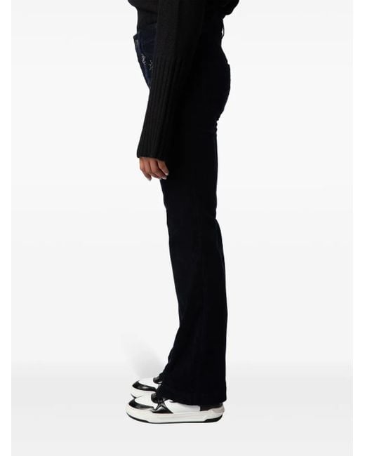 Zadig & Voltaire Blue Pista Corduroy Pants