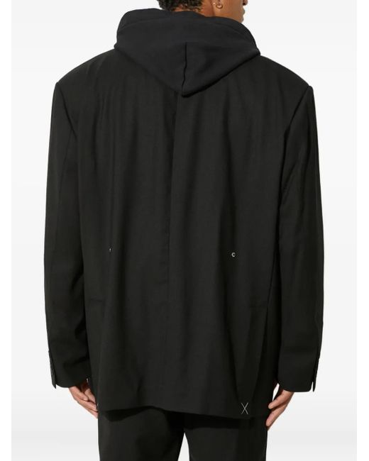 Ambush Black Single-Breasted Blazer for men