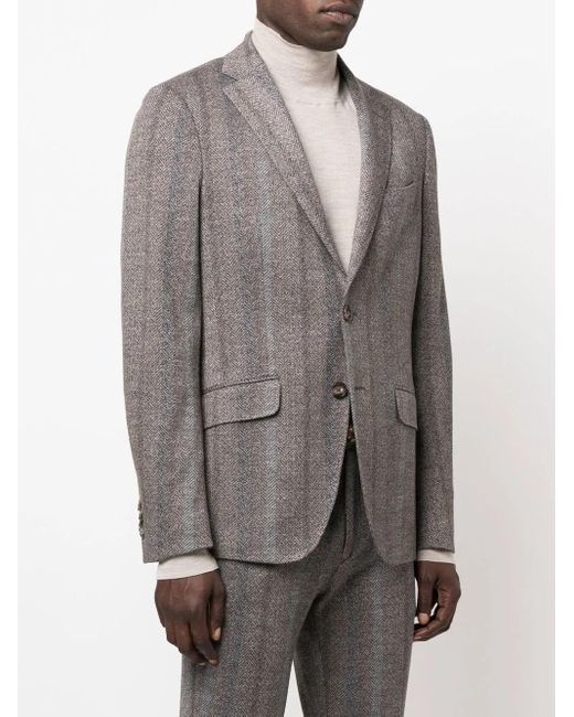 Etro Gray Blazers for men