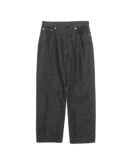 Nanamica Gray Selvage Denim Jeans for men