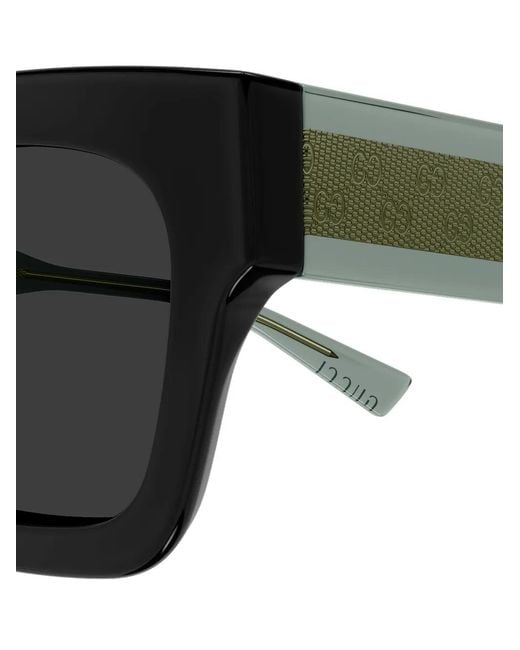 Gucci Black Square-Frame Sunglasses for men