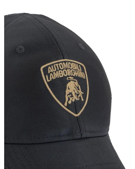 Balenciaga Black Automobili Lamborghini-Shield Baseball Cap for men