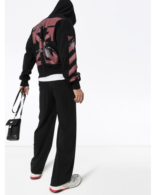 Virgil Abloh Spider Arrows Print Hoodie 