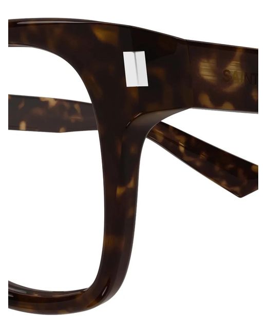 Saint Laurent Black Square-Frame Glasses for men