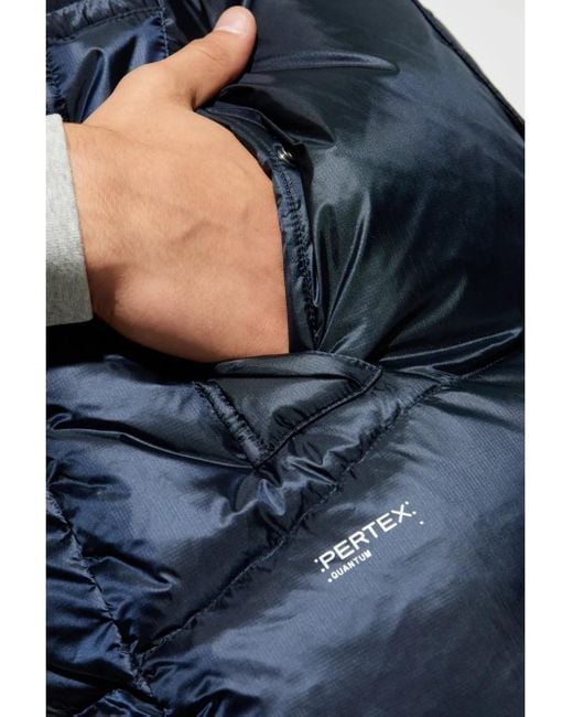 Woolrich Blue Pertex Puffer Vest for men