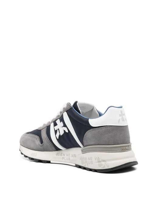 Premiata White Lander Sneakers for men
